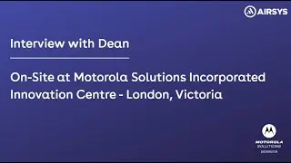 Interview with Dean | On-site at Motorola Solutions