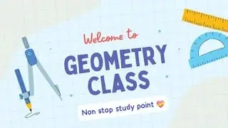 Geometry class 01 for all components exams and 2nd Grade Math डॉ.भेेड़ा #nonstopstudypoint #maths 