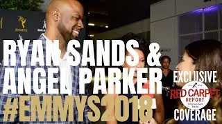 Ryan Sands & Angel Parker interview at 6th Dynamic & Diverse #Emmys #SAGAFTRA Party #Emmys70
