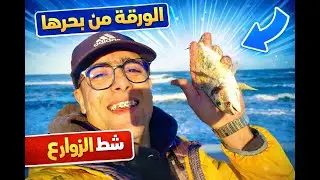 شط الزوارع نفزة طرح مصيد الورقة من بحرها🐟🎣