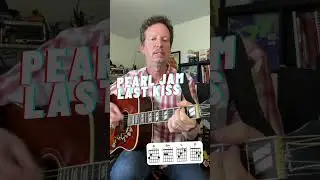 Pearl Jam - Last Kiss - Guitar Lesson & Tutorial #PearlJam #Lastkiss #johnmcnicholas