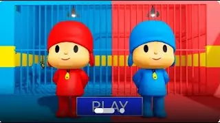 POCOYO VS RED POCOYO PRISON RUN! (OBBY!) #roblox #scaryobby