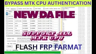 MTK auth bypass tool l Android V14 V15 V16  disable DA file or auth  Mediatek Format Flash All Chips