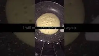 I will never do pancakes again