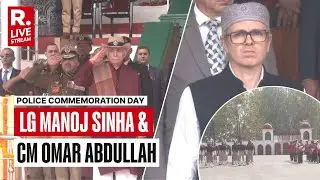 Srinagar LIVE: LG Manoj Sinha & CM Omar Abdullah Attends Police Commemoration Day Event