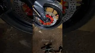 320MM CND Disc Brake installation R15V3#yamaha #cnd #modification #r15lovers #r15v3