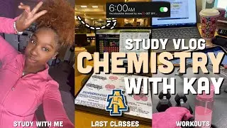 LIFE AS A CHEMISTRY MAJOR @ NCAT | Prepare for finals, last classes, workouts