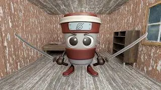 CAPPUCCINO ASSASSINO in Horror House | 3D Animation
