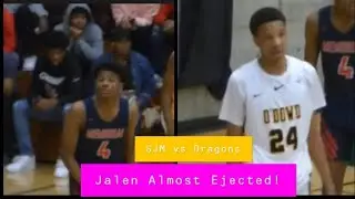 Jalen Green vs Monty Bowser | Jalen almost ejected?! | Bishop O'Dowd vs SJM |