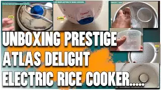 Unboxing Of Prestige Atlas Delight Electric Rice Cooker  1 L, Blue