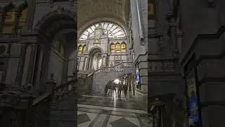 4K Antwerp Train Station