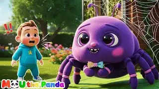 Oh No! Rain! 🌧️ The Itsy Bitsy Spider Song for Toddlers | Mau The Panda Family