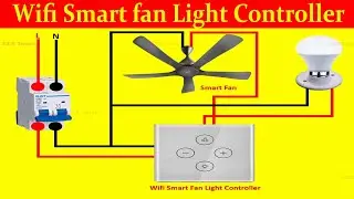 Touch Screen Smart WiFi Ceiling Fan light Control Switch | Smart Touch Switch Board | Touch Switch
