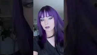 Purple makeup #gothmakeup #altmakeup #purplemakeup #gothgirl #altgirl #altmodel