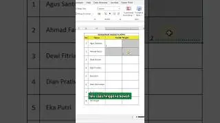 Cara buat form ttd di excel #exceltrick #excelindonesia #jagoexcel #tandatangan