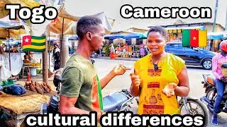 In the streets of Lom&eacute;  discussing the cultural differences between Togo and Cameroon @Raphael-MK