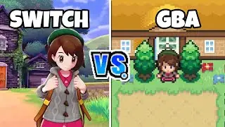 Nintendo Switch vs GBA - Pokemon Sword and Shileld
