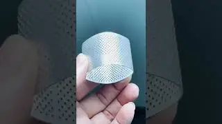 Crafting Mesh Metal Design by Laser cutting
