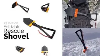 3D printed Foldable Rescue Shovel