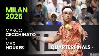 Marco Cecchinato vs Max Houkes | Milan 2025 Quarterfinals | ATP Highlights