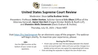 2021 United States Supreme Court Review