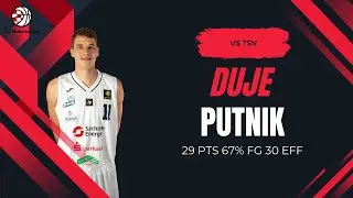 Duje Putnik 29 PTS 30 EFF vs TSV Oberhaching Tropics | Dresden Titans | German ProB Highlights