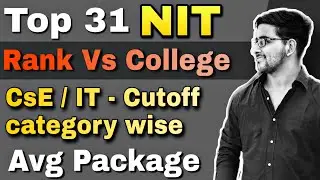 Top 31 NIT colleges in India 2023  Cutoff For CSE / IT | Jee mains 2023 | Nit College at low score