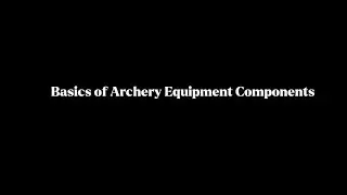 Components of a Compound Bow A4A