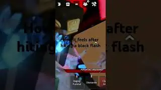 how it feels when. hiting a black flash #anime #challenge #memes #roblox #yourmonthyourrobux #10krob
