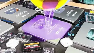 What I've Made from Youtube Award buttons! DIY table, bag, glasses
