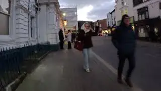 Broadstairs Kent High Street 4k Walking Tour Christmas Eve December 2025  5.3k Ultra HD With GoPro