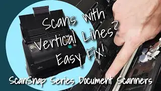 Fujitsu RICOH ScanSnap Makes Lines on Scans HOW TO FIX S500 iX1400 iX1500 iX1600 S1500 iX500