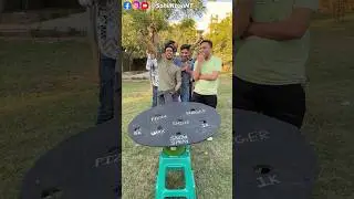 Wait For The Punishment 😂 Funny Roll The Ball Challenge 🤑😱 #pizza  #moneygame  #sahilkhannt #shorts
