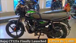 New Bajaj CT125x Finally Launched in India | Bajaj CT 125x | Price | Features | Specifications