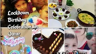 Lockdown Birthday celebration in Qatar/ Husband's Birthday vlog / Diml  /Egg Fried rice / Tamil Vlog