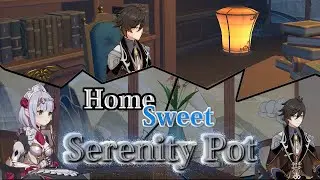 My little Serenitea pot city // Genshin Impact