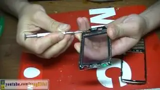Ремонт Nokia Asha 300 разборка, замена сенсора
