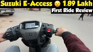 Suzuki E-Access First Ride Review | Design, Features, Range & Analysis | Motoring Daily