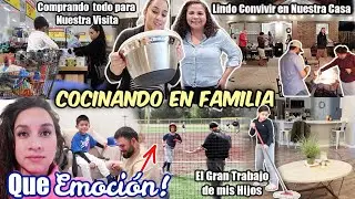 NOS VISITA TODA LA FAMILIA❤️| Son una GRAN AYUDA! | Su PRIMERA VEZ + NOS EMOCIONAMOS AL VERLOS🥰