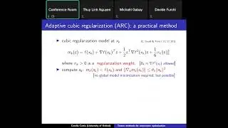 Tensor methods for nonconvex optimization  - Coralia Cartis