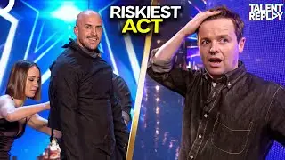 This Guy Shocked The Judges By Setting Himself On FIRE! | Britain's Got Talent