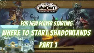 WoW-For new class starting, Where to Start Shadowlands #wowleveling #wowquest #wow