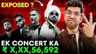 Concert INFRASTRUCTURE Controversy: Diljit vs Coldplay | The Rise, Revenue, Scams & Mania