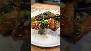 Extra Crispy Teriyaki Tofu in less than 30 minutes!