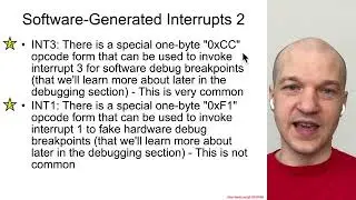 Interrupts - Software Interrupt Instructions