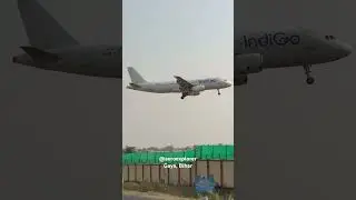 @IndiGo6E Landing at Gaya Airport. ✈️ #india #gaya #airport #airbus #youtubeshorts #youtube
