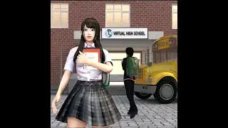 Virtual high School Girl life simulator game For #girls