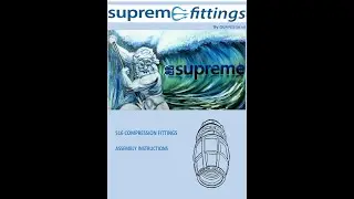 Supreme Compression fittings Assembly Tutorial  metric in PP PN16 Poseidon system 100% made in Italy