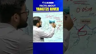 Important Facts about The Yangtze River #upsc #geographythroughmaps