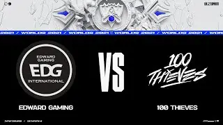 EDG vs 100｜2021 World Championship Group Stage Day 1 Game 6